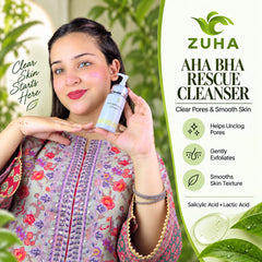 Aha & Bha Rescue Cleanser ( Oil & Acne Fighter )