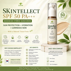 Skintellect Spf 50 pa+++ 50ml Tinted